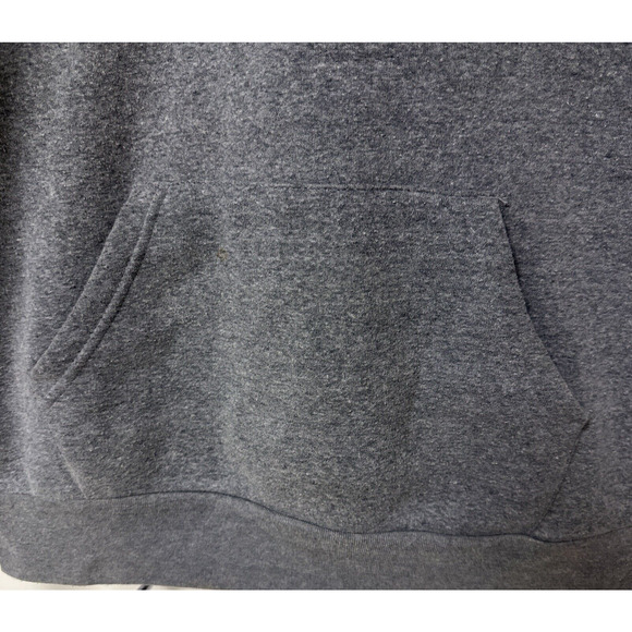 Bow & Drape Gray Hoodie Hand Sewn Gold Sequins Wine Glass Theme Size Medium Fun - Picture 5 of 13